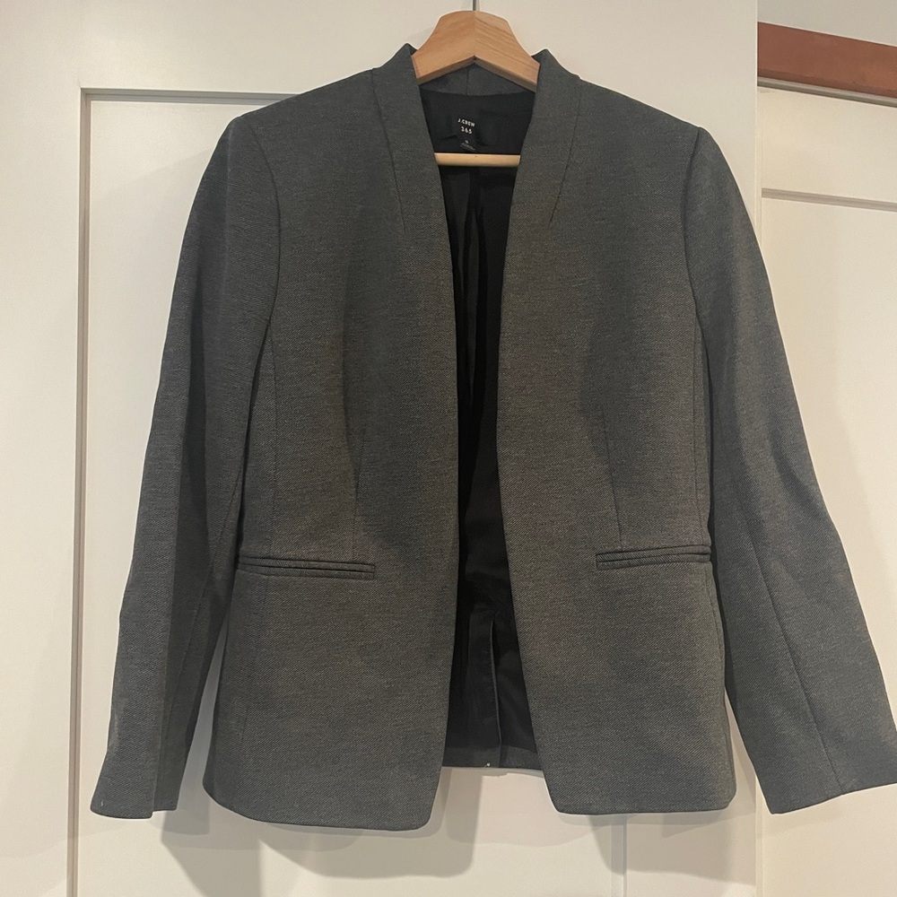 J. Crew Charcoal Blazer 365